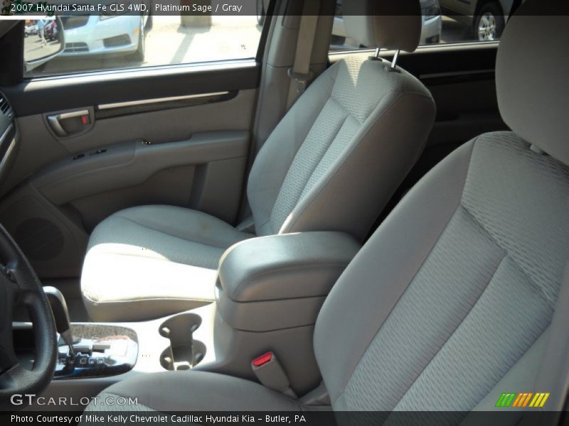 Platinum Sage / Gray 2007 Hyundai Santa Fe GLS 4WD