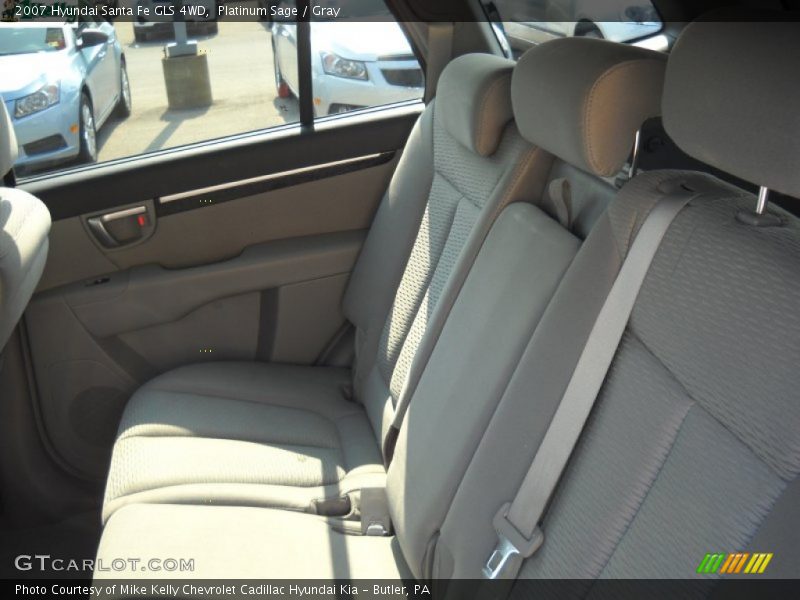 Platinum Sage / Gray 2007 Hyundai Santa Fe GLS 4WD