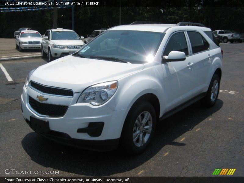 Summit White / Jet Black 2011 Chevrolet Equinox LT