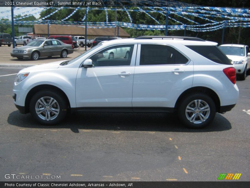 Summit White / Jet Black 2011 Chevrolet Equinox LT