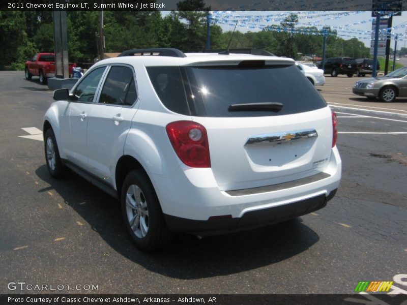 Summit White / Jet Black 2011 Chevrolet Equinox LT
