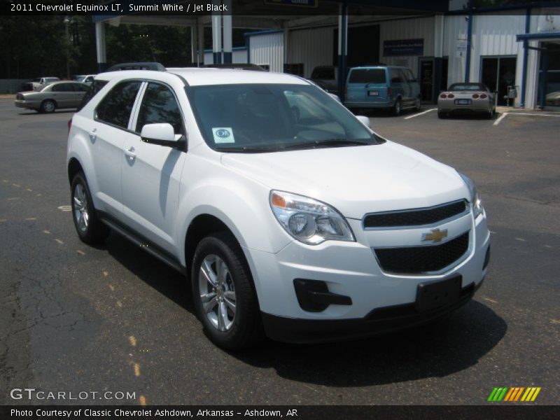Summit White / Jet Black 2011 Chevrolet Equinox LT