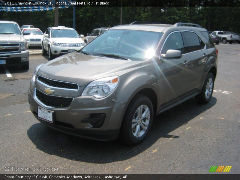 Mocha Steel Metallic / Jet Black 2011 Chevrolet Equinox LT
