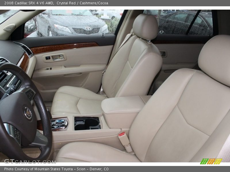 Crystal Red / Cashmere/Cocoa 2008 Cadillac SRX 4 V6 AWD