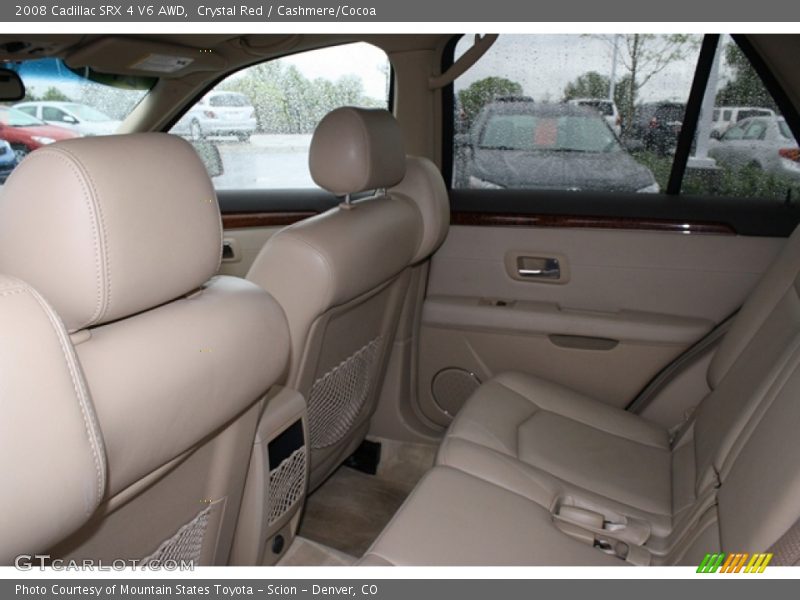 Crystal Red / Cashmere/Cocoa 2008 Cadillac SRX 4 V6 AWD