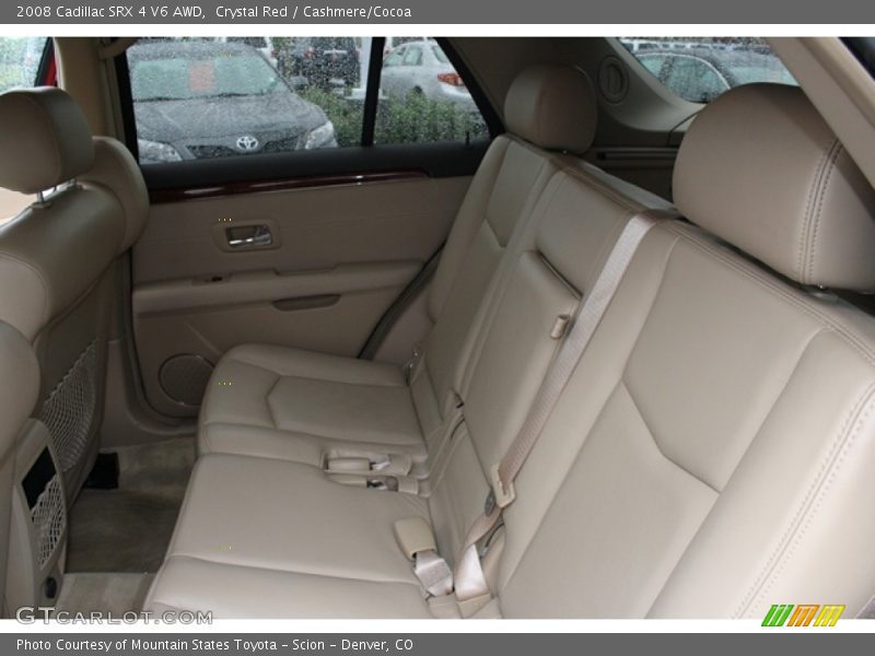 Crystal Red / Cashmere/Cocoa 2008 Cadillac SRX 4 V6 AWD