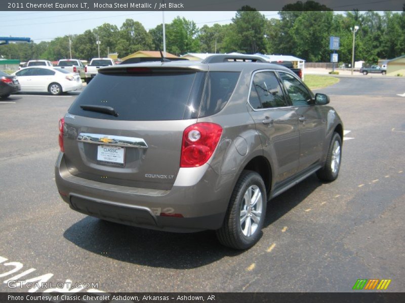 Mocha Steel Metallic / Jet Black 2011 Chevrolet Equinox LT