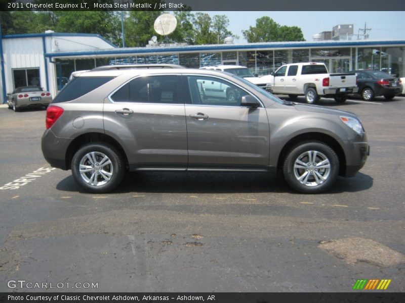 Mocha Steel Metallic / Jet Black 2011 Chevrolet Equinox LT