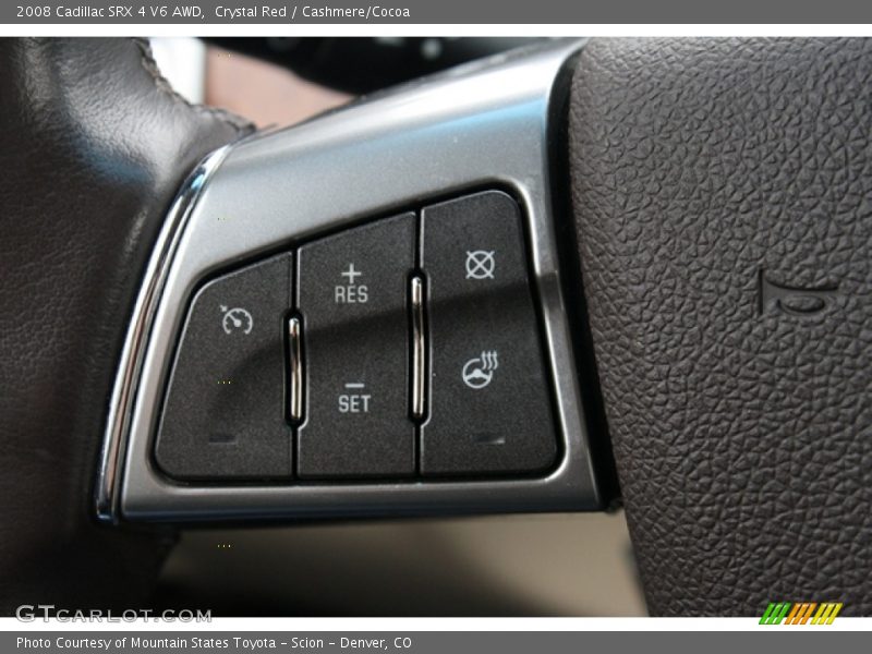 Crystal Red / Cashmere/Cocoa 2008 Cadillac SRX 4 V6 AWD