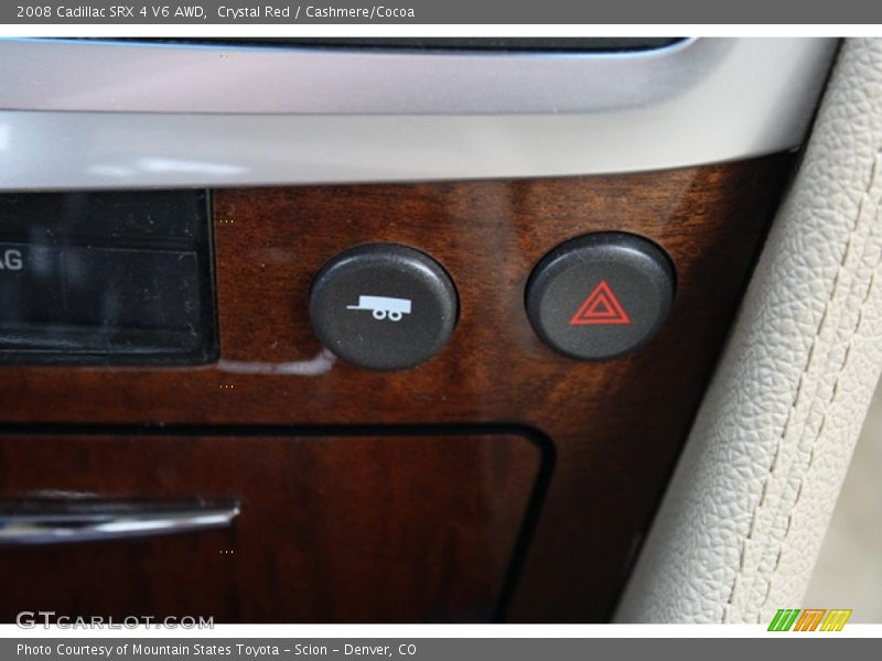 Crystal Red / Cashmere/Cocoa 2008 Cadillac SRX 4 V6 AWD