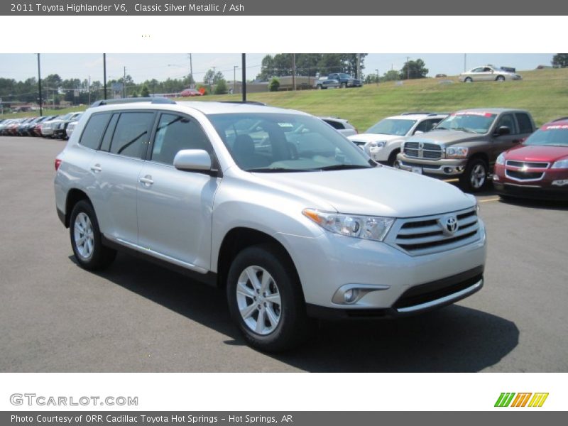 Classic Silver Metallic / Ash 2011 Toyota Highlander V6