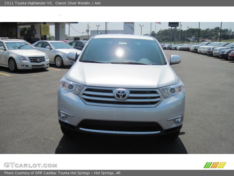Classic Silver Metallic / Ash 2011 Toyota Highlander V6