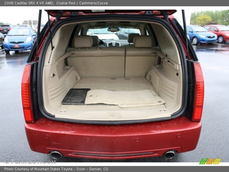 Crystal Red / Cashmere/Cocoa 2008 Cadillac SRX 4 V6 AWD
