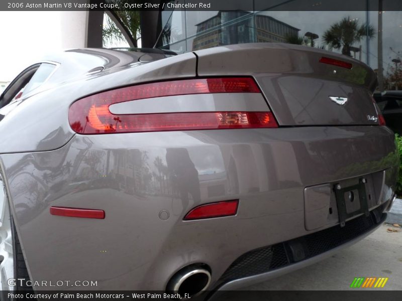 Oyster Silver / Chancellor Red 2006 Aston Martin V8 Vantage Coupe