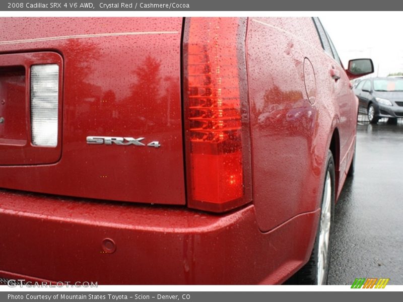 Crystal Red / Cashmere/Cocoa 2008 Cadillac SRX 4 V6 AWD