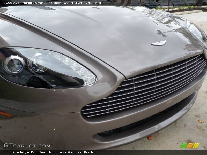 Oyster Silver / Chancellor Red 2006 Aston Martin V8 Vantage Coupe