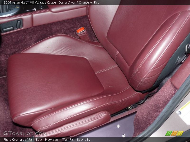  2006 V8 Vantage Coupe Chancellor Red Interior