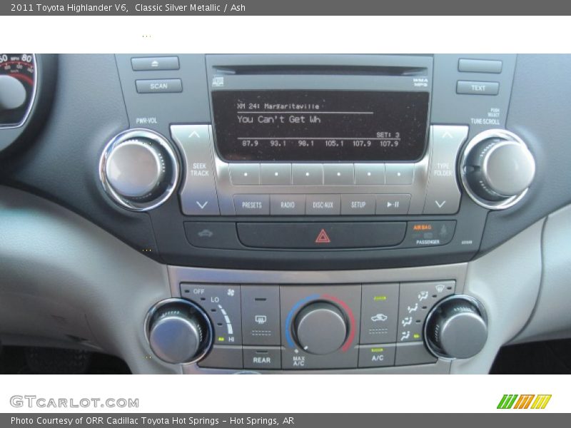 Classic Silver Metallic / Ash 2011 Toyota Highlander V6