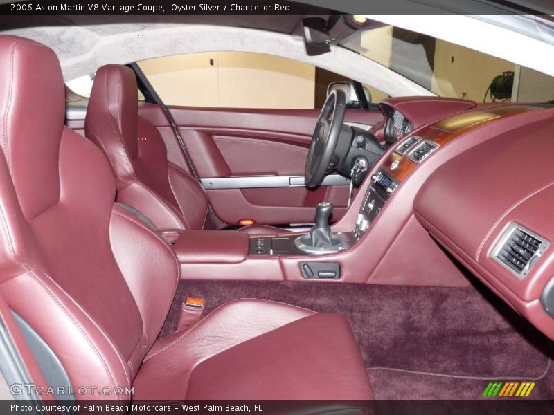  2006 V8 Vantage Coupe Chancellor Red Interior