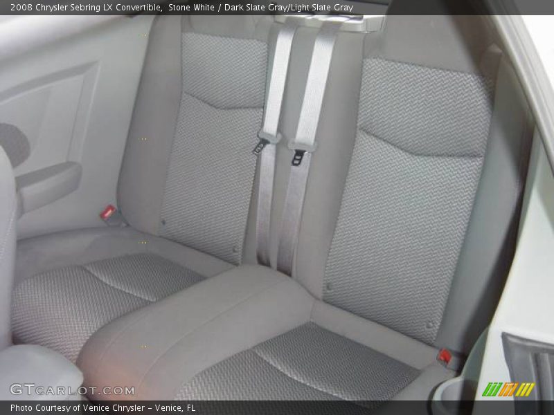 Stone White / Dark Slate Gray/Light Slate Gray 2008 Chrysler Sebring LX Convertible