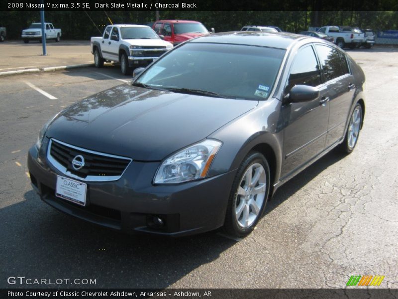 Dark Slate Metallic / Charcoal Black 2008 Nissan Maxima 3.5 SE