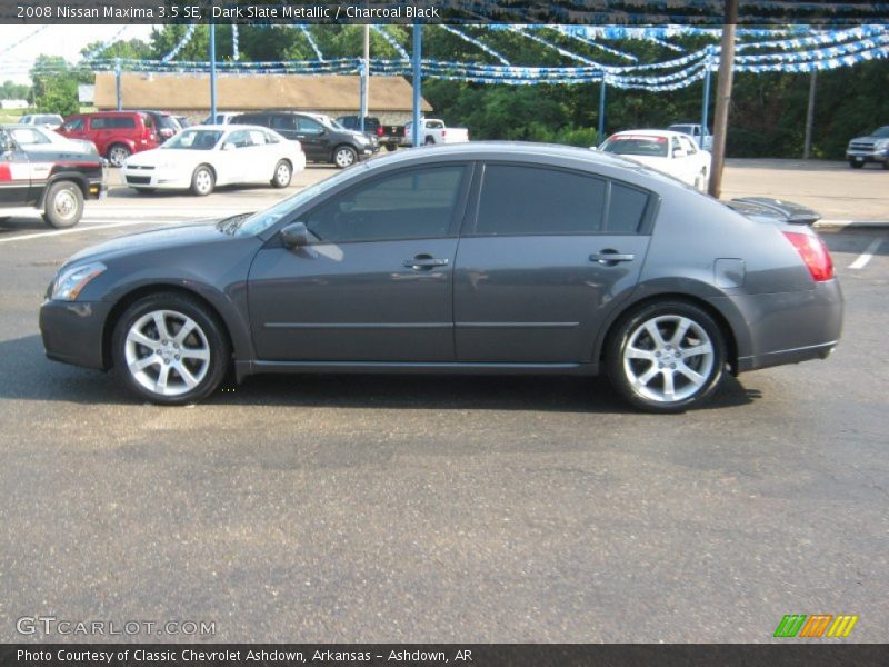 Dark Slate Metallic / Charcoal Black 2008 Nissan Maxima 3.5 SE