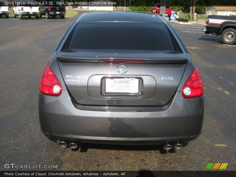 Dark Slate Metallic / Charcoal Black 2008 Nissan Maxima 3.5 SE