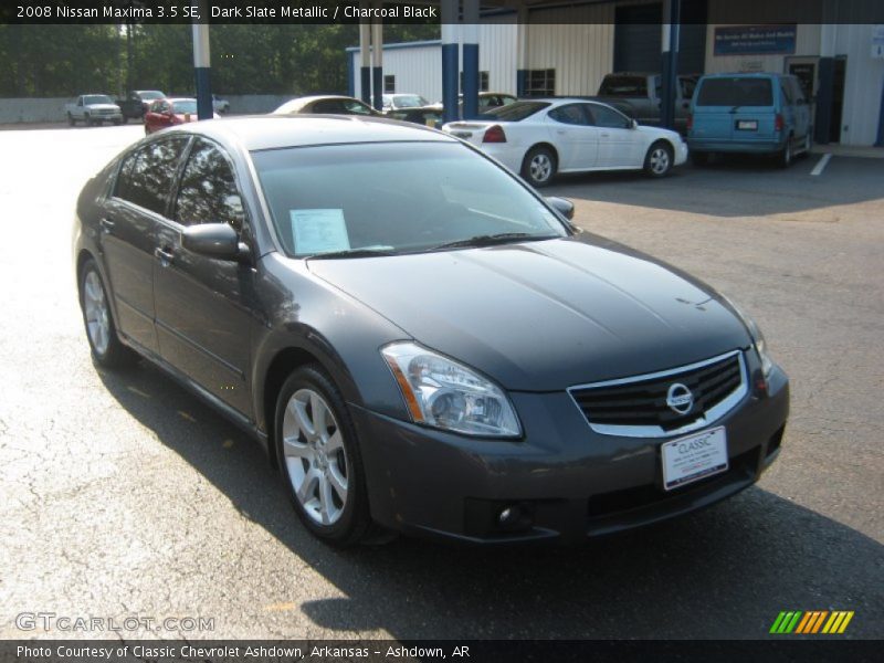 Dark Slate Metallic / Charcoal Black 2008 Nissan Maxima 3.5 SE