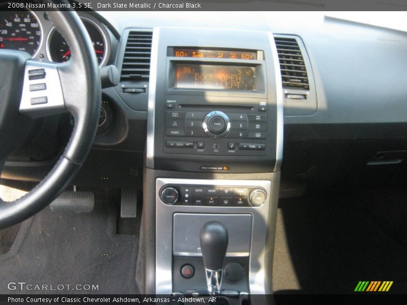 Dark Slate Metallic / Charcoal Black 2008 Nissan Maxima 3.5 SE