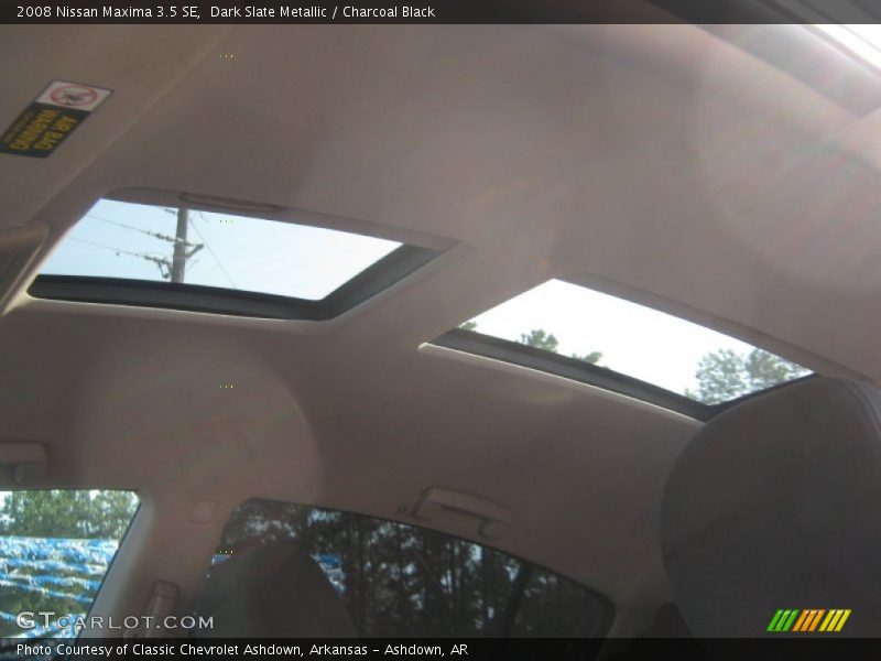 Dark Slate Metallic / Charcoal Black 2008 Nissan Maxima 3.5 SE