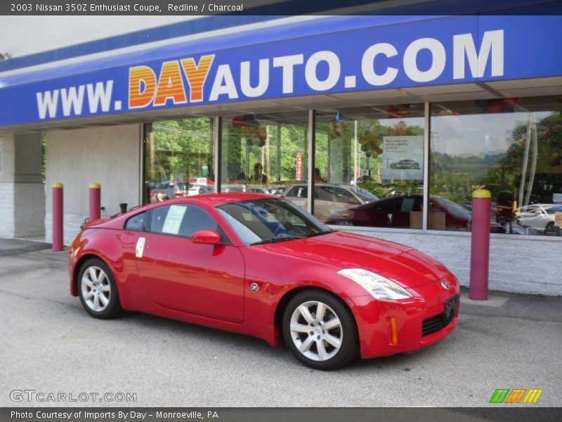 Redline / Charcoal 2003 Nissan 350Z Enthusiast Coupe