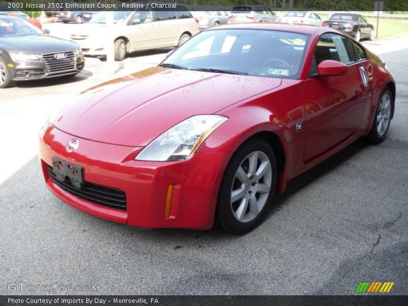 Redline / Charcoal 2003 Nissan 350Z Enthusiast Coupe