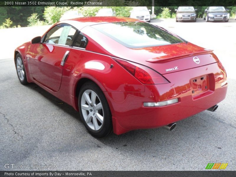 Redline / Charcoal 2003 Nissan 350Z Enthusiast Coupe