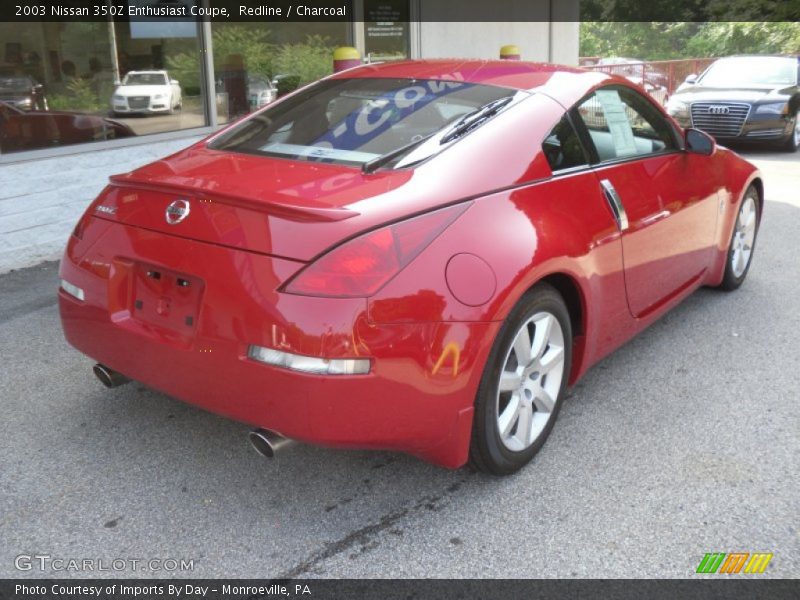 Redline / Charcoal 2003 Nissan 350Z Enthusiast Coupe