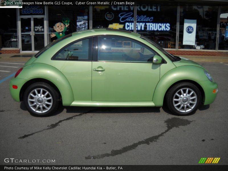 Cyber Green Metallic / Cream Beige 2005 Volkswagen New Beetle GLS Coupe
