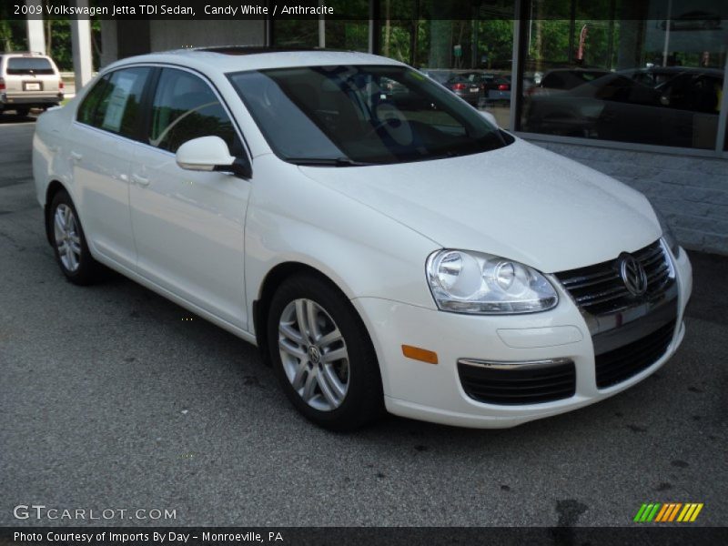 Candy White / Anthracite 2009 Volkswagen Jetta TDI Sedan