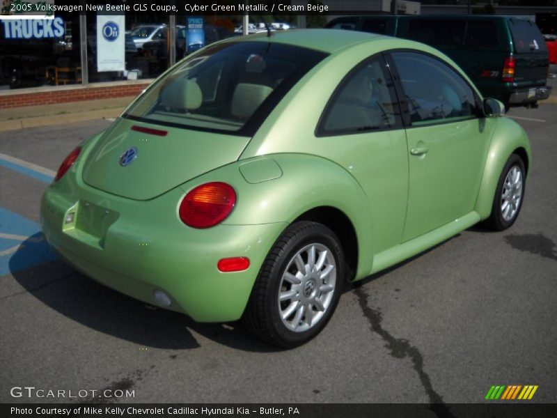 Cyber Green Metallic / Cream Beige 2005 Volkswagen New Beetle GLS Coupe