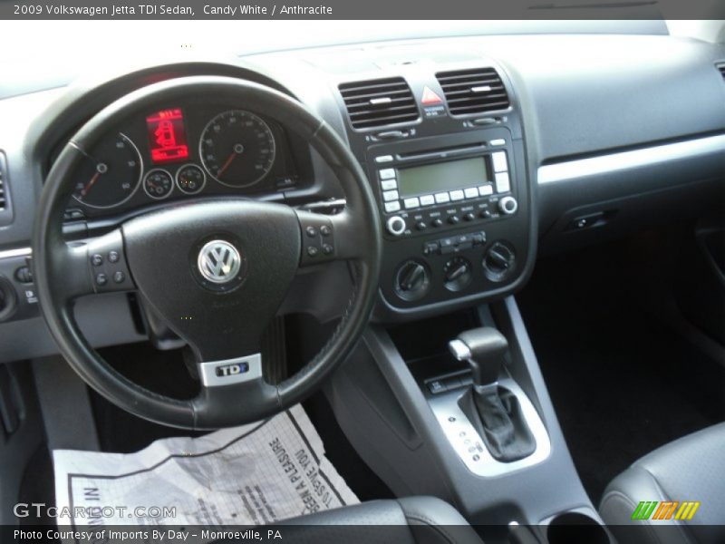  2009 Jetta TDI Sedan Anthracite Interior