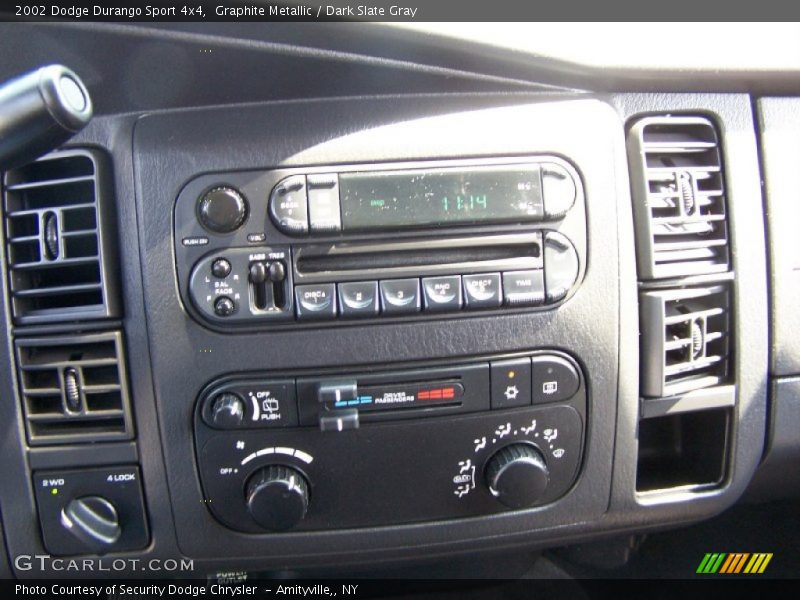 Controls of 2002 Durango Sport 4x4