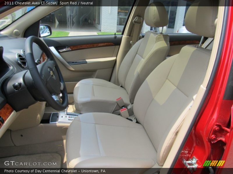  2011 Aveo LT Sedan Neutral Interior
