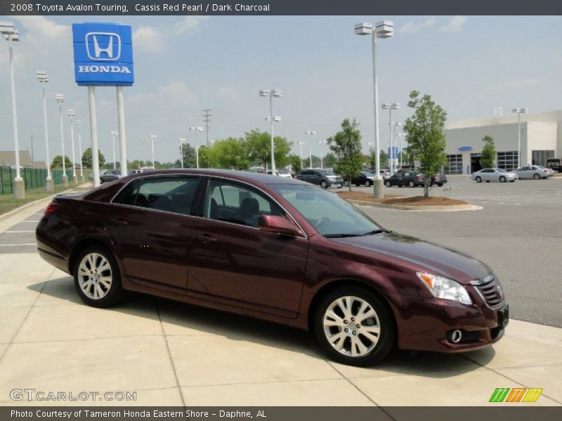 Cassis Red Pearl / Dark Charcoal 2008 Toyota Avalon Touring
