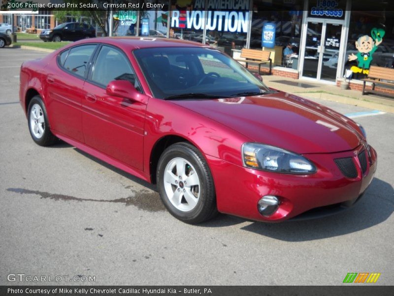 Crimson Red / Ebony 2006 Pontiac Grand Prix Sedan
