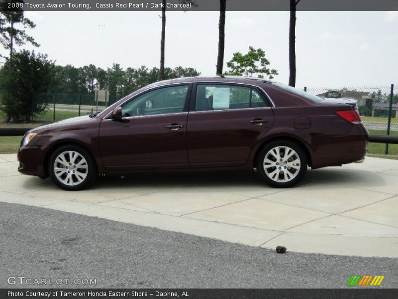 Cassis Red Pearl / Dark Charcoal 2008 Toyota Avalon Touring