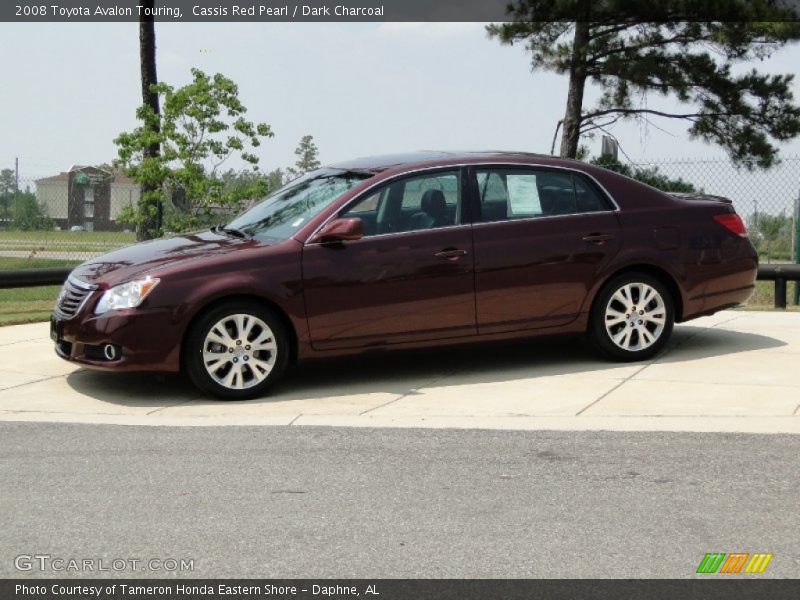 Cassis Red Pearl / Dark Charcoal 2008 Toyota Avalon Touring