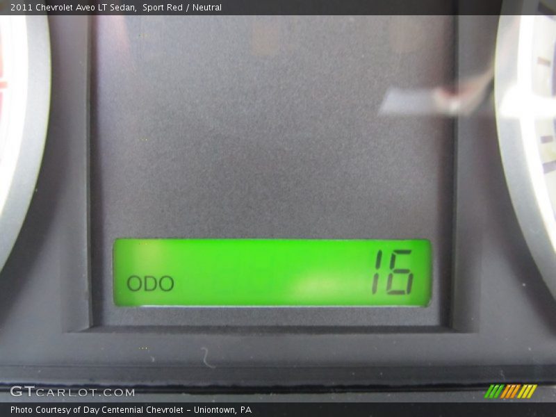 Sport Red / Neutral 2011 Chevrolet Aveo LT Sedan