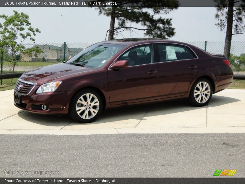Cassis Red Pearl / Dark Charcoal 2008 Toyota Avalon Touring