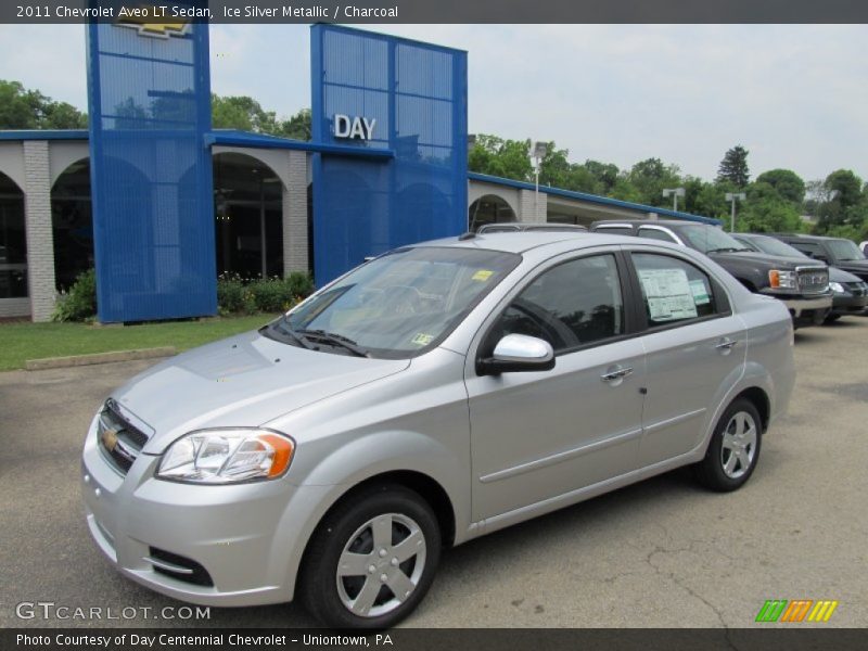 Ice Silver Metallic / Charcoal 2011 Chevrolet Aveo LT Sedan