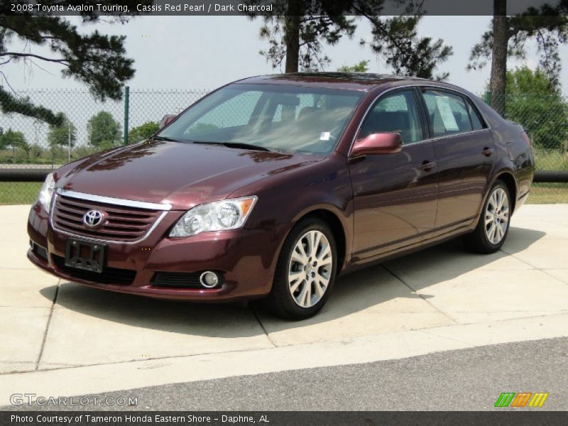 Cassis Red Pearl / Dark Charcoal 2008 Toyota Avalon Touring