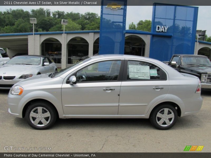 Ice Silver Metallic / Charcoal 2011 Chevrolet Aveo LT Sedan