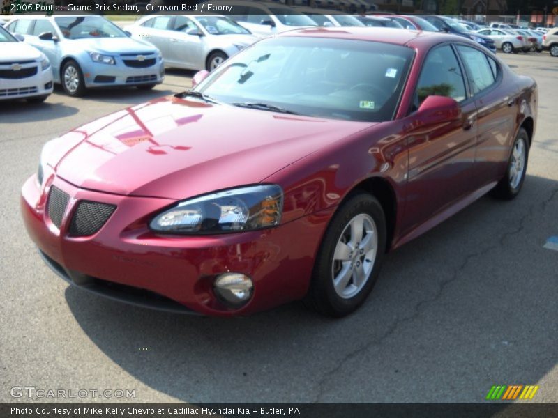 Crimson Red / Ebony 2006 Pontiac Grand Prix Sedan